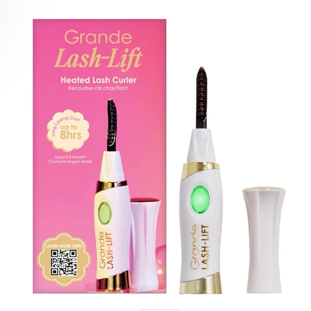 Grande Lash-Lift Heated Lash Curler - Gold and White